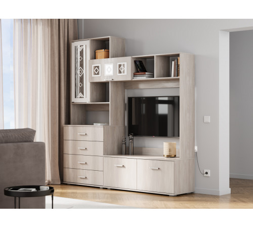 Гостиная BTS Белла Белый ясень Белый ясень