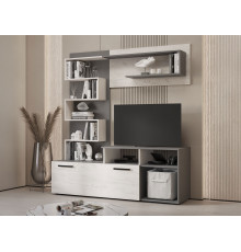 Гостиная BTS Евро Графит / Дуб Крафт белый Графит / Дуб Крафт белый