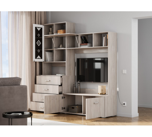 Гостиная BTS Белла Белый ясень Белый ясень