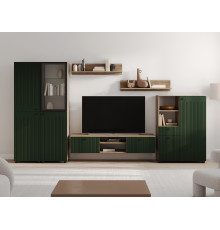 Гостиная СВ-Мебель Ларенс Дуб золотой / Олива софт Дуб золотой / Олива софт