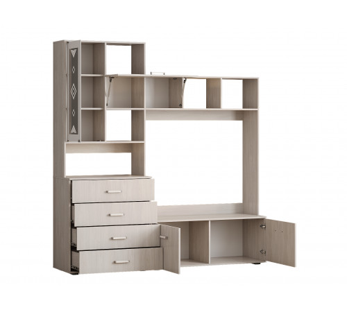 Гостиная BTS Белла Белый ясень Белый ясень