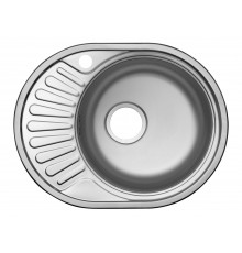 Мойка Юкинокс Фаворит 577х447 матовая Матовая нержавеющая сталь Правая 0,6 см