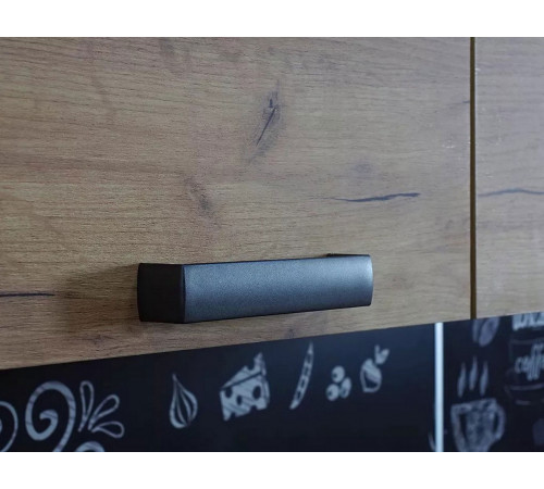 Кухонный гарнитур BTS Крафт 200 см Белый / Крафт / столешница Черный янтарь Белый / Крафт / столешница Черный янтарь