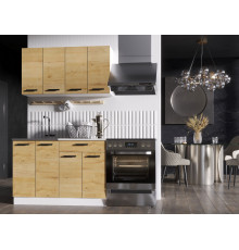 Кухонный гарнитур Эра Хозяюшка Дуб Вотан / столешница Калаката 120 см