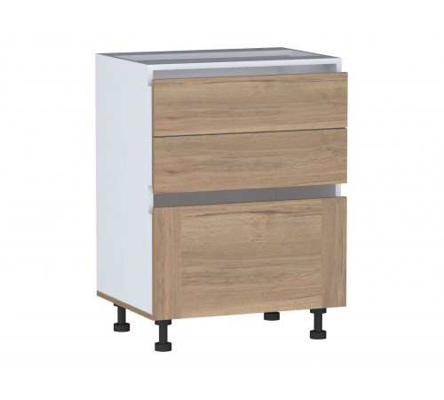 Кухонный гарнитур СБК Сити 320х245 см Дуб Галифакс / Черный Правая Дуб Галифакс / Черный