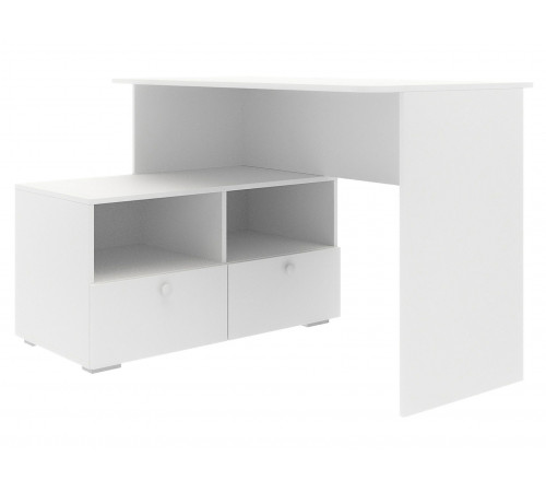 Детский письменный стол ЭтоМебель Абрис Белый глянец / Белый Белый глянец / Белый