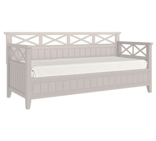 Односпальная кровать Правила мебели Дакота Льняной Льняной 80х200 см