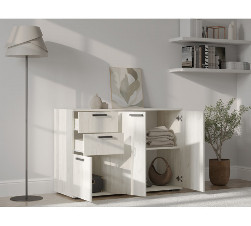 Комод BTS Оптима Дуб Крафт белый Дуб Крафт белый