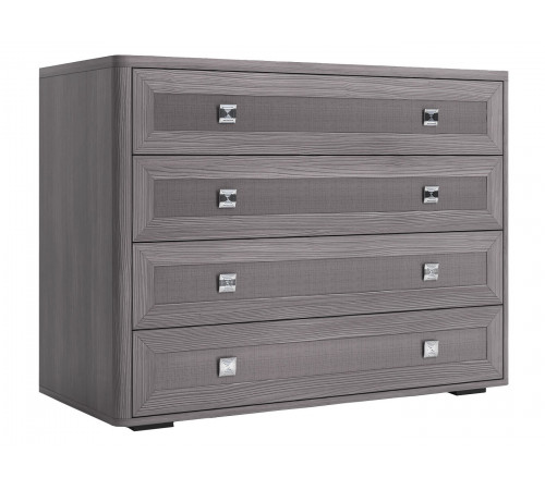 Комод Кураж Парма Нео 14 Лиственница темная / Экокожа дила Лиственница темная / Экокожа дила