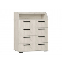 Комод BTS Оптима Дуб Крафт белый Дуб Крафт белый