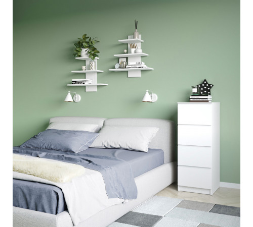 Комод Сокол Вайт 4 Белый Белый