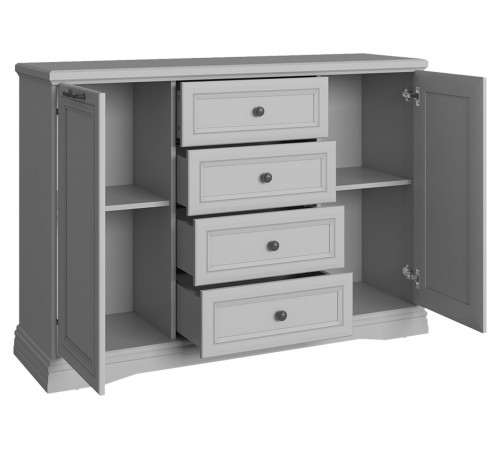 Комод Анрэкс Валенсия Серый Серый