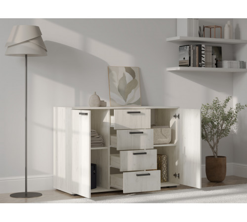 Комод BTS Оптима Дуб Крафт белый Дуб Крафт белый