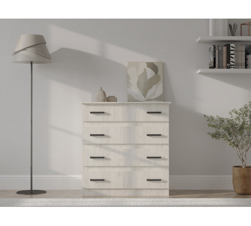 Комод BTS Оптима Дуб Крафт белый Дуб Крафт белый