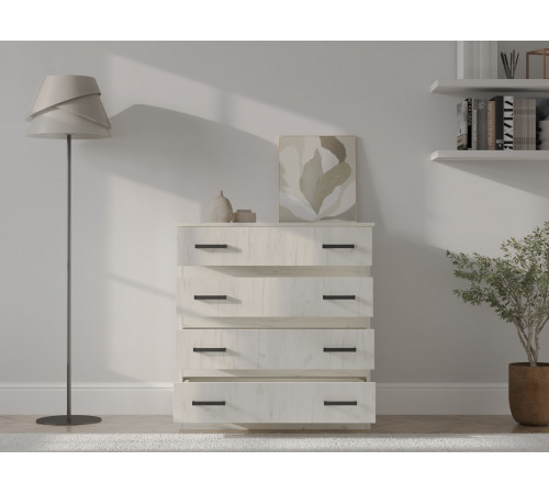 Комод BTS Оптима Дуб Крафт белый Дуб Крафт белый