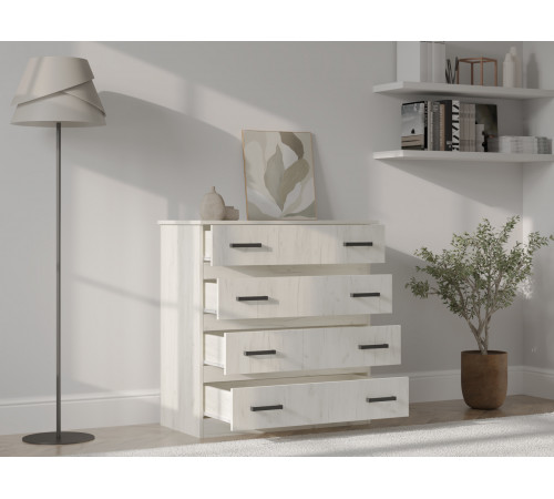 Комод BTS Оптима Дуб Крафт белый Дуб Крафт белый