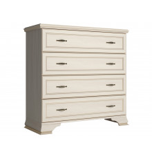 Комод Кураж Сиена-15 Бодега белый, патина золото Бодега белый, патина золото