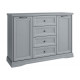 Комод Анрэкс Валенсия Серый Серый