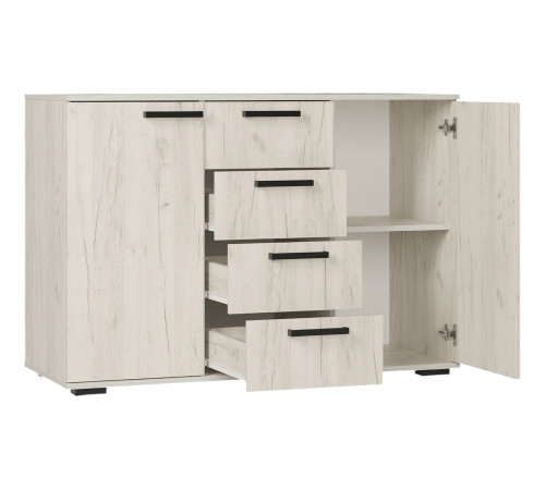 Комод BTS Оптима Дуб Крафт белый Дуб Крафт белый