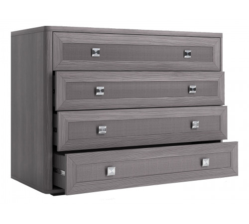 Комод Кураж Парма Нео 14 Лиственница темная / Экокожа дила Лиственница темная / Экокожа дила