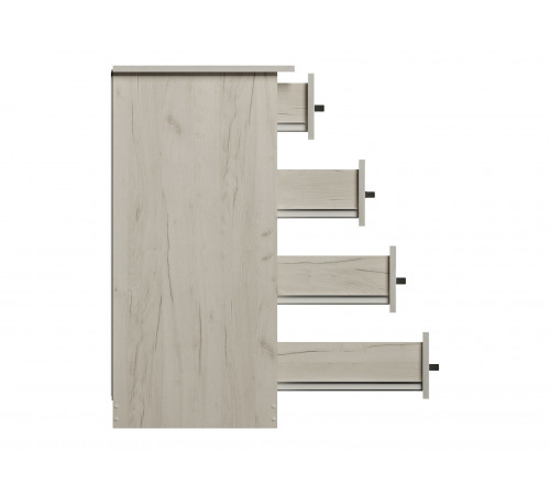 Комод BTS Оптима Дуб Крафт белый Дуб Крафт белый