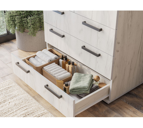 Комод BTS Оптима Дуб Крафт белый Дуб Крафт белый