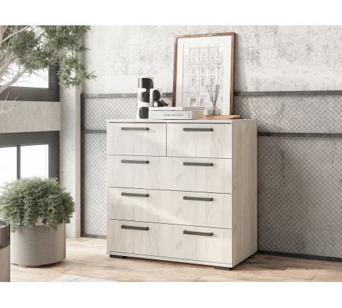 Комод BTS Оптима Дуб Крафт белый Дуб Крафт белый