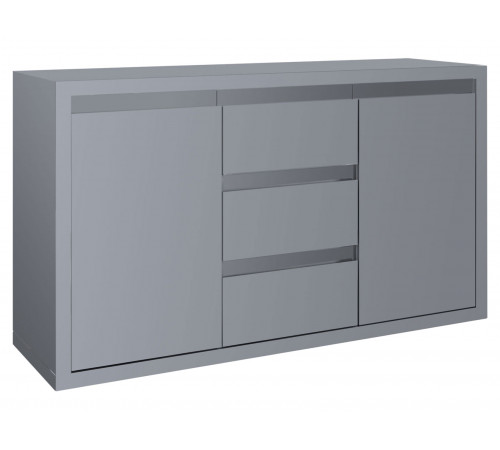 Комод Правила мебели Норд Серый глянец Серый глянец