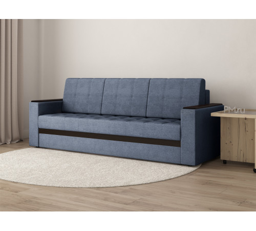 Прямой диван Правила мебели Атланта Графит, рогожка Графит, рогожка