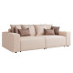 Прямой диван Правила мебели Арти Кремовый, велюр Кремовый, велюр