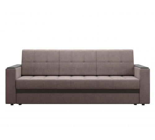 Прямой диван Правила мебели Атланта Шоколад, рогожка Шоколад, рогожка