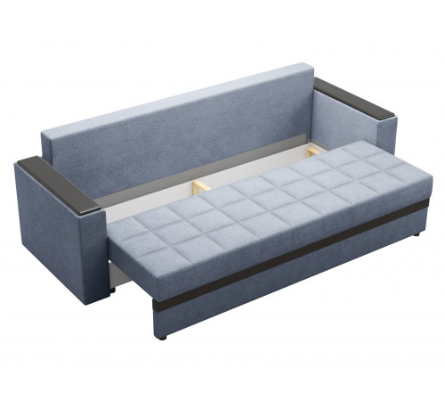 Прямой диван Правила мебели Атланта Графит, рогожка Графит, рогожка