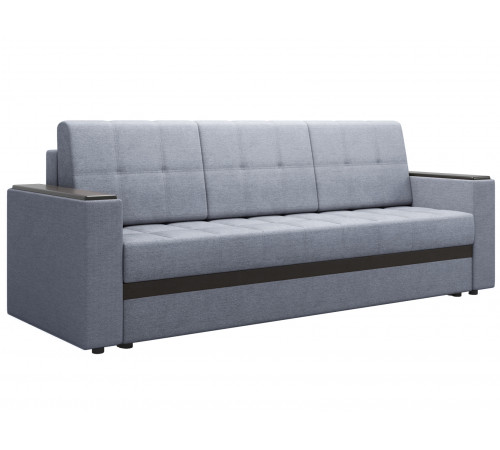 Прямой диван Правила мебели Атланта Графит, рогожка Графит, рогожка