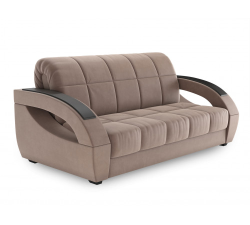 Прямой диван Правила мебели Уильям Бежевый, велюр С ящиком