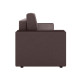 Прямой диван Правила мебели Атланта Шоколад, рогожка Шоколад, рогожка