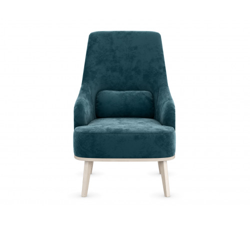 Кресло Правила мебели Лаурель Зеленый, микровелюр Зеленый, микровелюр