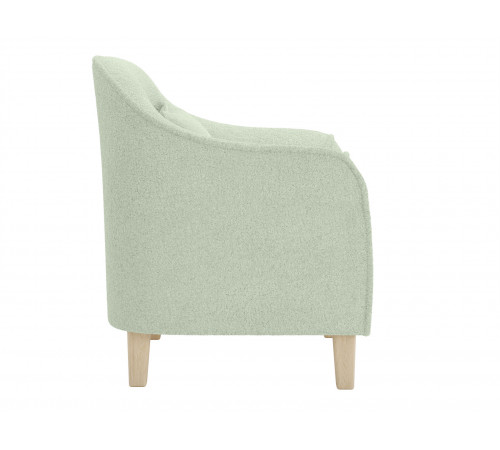 Кресло Правила мебели Эдита Светло-зеленый, искусственный мех Светло-зеленый, искусственный мех