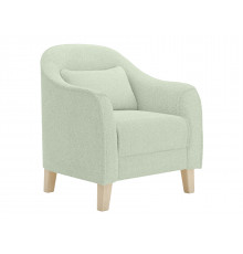 Кресло Правила мебели Эдита Светло-зеленый, искусственный мех Светло-зеленый, искусственный мех