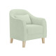 Кресло Правила мебели Эдита Светло-зеленый, искусственный мех Светло-зеленый, искусственный мех