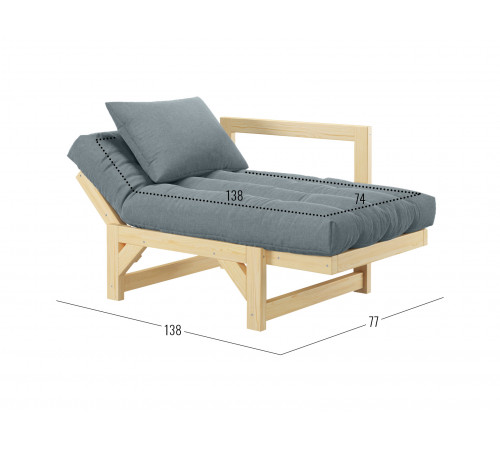 Кресло Салотти Евро Темно-серый, рогожка Темно-серый, рогожка