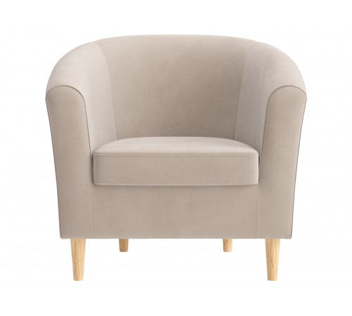 Кресло Правила мебели Элен Бежевый, велюр Бежевый, велюр
