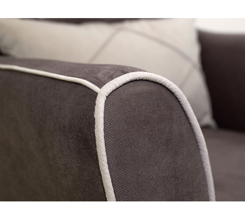 Кресло НижегородмебельИК Фрэнклин Мокко / Крем, велюр Мокко / Крем, велюр