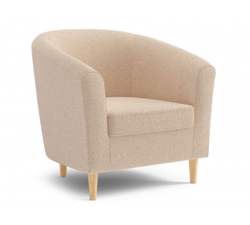 Кресло Правила мебели Элен Бежевый, искусственный мех Бежевый, искусственный мех