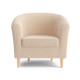 Кресло Правила мебели Элен Бежевый, искусственный мех Бежевый, искусственный мех