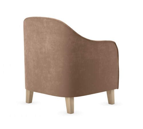 Кресло Правила мебели Эдита Латте, велюр Латте, велюр