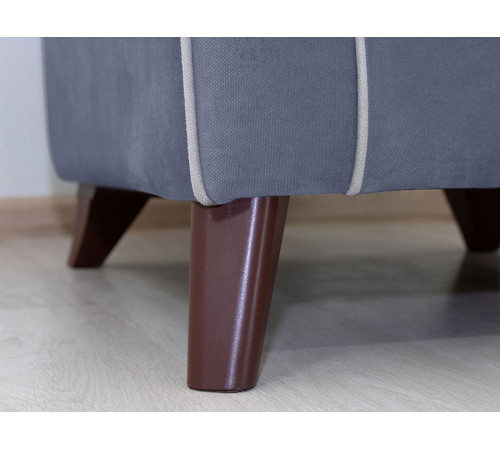 Кресло НижегородмебельИК Фрэнклин Деним / Серый, велюр Деним / Серый, велюр