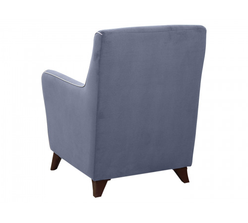 Кресло НижегородмебельИК Фрэнклин Деним / Серый, велюр Деним / Серый, велюр