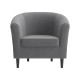Кресло Правила мебели Элен Серый, велюр Серый, велюр