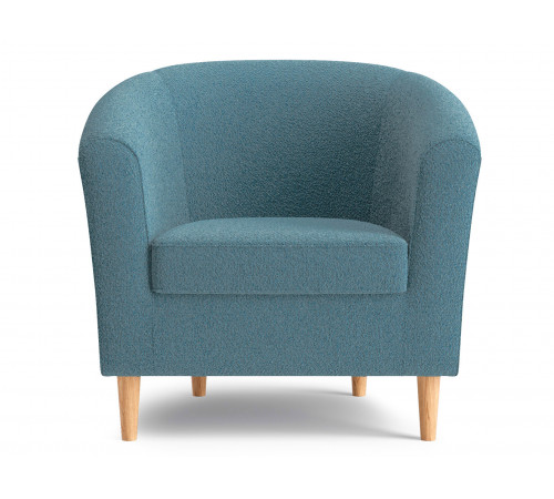 Кресло Правила мебели Элен Аквамарин, искусственный мех Аквамарин, искусственный мех