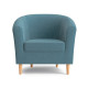 Кресло Правила мебели Элен Аквамарин, искусственный мех Аквамарин, искусственный мех